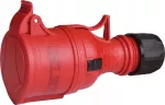 Elektromet Ne&scaron;iojamas lizdas 16A 4P 400V raudonas TWIST GPP TYPE B 16/4 IP44 921881