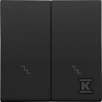 Kontakt Simon CL.2-CR.SCHODY SW6/2WM Juodas M.SIMON55