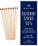 Bano Healthcare SILVERIN&reg; Sticks 50% su sidabro nitratu karpų priežiūrai, 10 vnt.