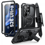Dėklas SupCase IBLSN ArmorBox Clip Mag MagSafe Samsung Galaxy S26 Ultra juodos spalvos