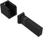 EASY LINK sistemos bėgelio sieninis laikiklis, juodas, K1002343N