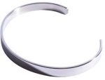 Marc Malone Men's open steel bracelet Adrian Loop MCGB6119S