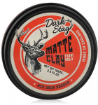 dark_stag Matte Clay Plaukų formavimui ir stilizavimui 100ml plaukų formavimo priemonė Vyrams