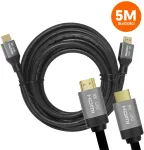 LTC LXHD214 vaizdo kabelis HDMI į HDMI | v2.1 | UHD | 8K | 5 m sidabrinis