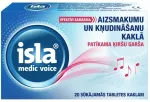 ISLA Medic Voice čiulpiamosios tabletės su vy&scaron;nių skoniu N20