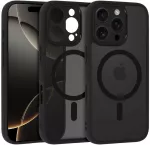 Toptel Full Matte Mag dėklas skirtas Xiaomi 17 Pro 5G juodos spalvos
