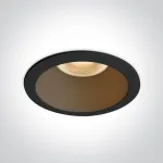 12W LED įleidžiamas vidaus/lauko &scaron;viestuvas, juodas, 3000/3500/4000K, IP65, 10112G/B/V