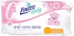 Linteo Baby drėgnos kūdikių servetėlės su medetkų ekstraktu, 72 vnt., mink&scaron;tos ir kreminės