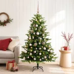 Dirbtinė Kalėdų eglutė su burbulais 120 cm 150 LED &Scaron;ilta balta