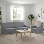Sofa Sofos komplektas 2 vnt. &Scaron;viesiai pilka Audinys