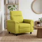 Sofa &Scaron;viesiai žalia 95 x 90 x 95 cm Audinys