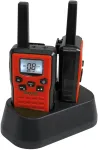 EVOLVEO FreeTalk 2W, PMR radio with 0.5 and 2W output, red and juodas