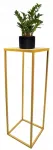 Framado Metalinis stovas gėlėms Loft aukso spalvos 60cm