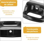 2 juodos puodo &scaron;oninės rankenos, atsparios kar&scaron;čiui, pakaitinės rankenos slėginei viryklei, garų puodui, padažui, namų virtuvės reikmenims