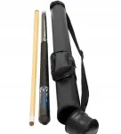 Dvidielis biliardo lazda 146 cm + dėklas