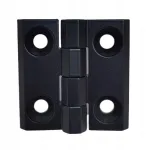 Vyris 50x50 metalo lydinio 4 skylės juodas Imatx