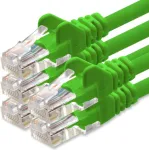 1attack.de tinklo kabelis Cat.6 - (rinkinys) - Cat6 Ethernet Lan kabelis 1000 Mb/s (poe) Patch kabelis, suderinamas su Cat.5 Cat.6a Cat.7