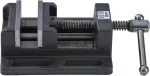 Katsu 4022704 gręžimo spaustuvas 4 coliai (100 mm) su kreipiančiuoju strypu, profesionalios kokybės koloninis gręžimo spaustuvas dirbtuvėms ir frezavimo staklėms
