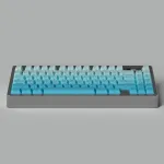 Pbt gradient keycaps 125 klavi&scaron;ų cherry profile heat sublimation keycap, skirti mx cherry mechaninei klaviatūrai (violetinė gradient)