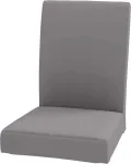 Custom Slipcover Replacement tvirtas Henriksdal kėdės užvalkalas, plotis 21" pakaitinis užvalkalas, tinkantis Ikea valgomojo kėdžių užvalkalams (&scaron;viesiai pilka medvilnė)