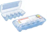 Florentyna kiau&scaron;inių dėklas 10 kiau&scaron;inių, laikymo dėžutė, be Bpa plastiko, &scaron;aldytuvui ir transportavimui, skaidrus, sukraunamas, lengvai prižiūrimas, užraktas su dangteliu, kiau&scaron;inių dėžutė, kiau&scaron;inių padėklas, kiau&scaron;inių laikiklis
