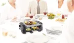 Princess Raclette krosnelė su akmens plok&scaron;tės griliumi vakarėliams, 4