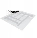Baltas stalčiaus įdėklas 50x50 cm virtuvės įrankiams