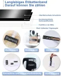 Suderinama su Tze-355 Brother P-touch juostelėmis 24 mm, skirta Brother Tze etikečių juostelei Tze355 Tze355 24 mm laminuota etikečių juostelė, skirta Brother P Touch Cube P710bt D600vp P700 P750w 2430 2730, 3 vnt.