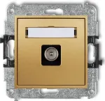 Karlik Mini atskira auksinė TV antenos lizdas 29MGTV-1