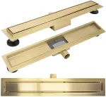 Du&scaron;o latakas REA Neox, Brushed Gold, 80 cm