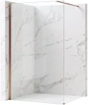 Walk-In du&scaron;o sienelė Rea Flexi, Transparent / Brushed Copper, 70 cm