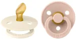 Čiulptukai BIBS COLOUR Anatomical Ivory / Blush (2vnt.)