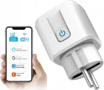 Acs Wifi lizdas su energijos matuokliu, laikmačiu, Tuya, Google, Alexa, 16a