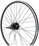 Galinis 28 colių dviračio ratas Shimano Nexus 7, juodas