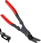 Plastikinės kniedžių replės, durų apdailos replės spaustukams &scaron;alinti, prakti&scaron;kas kniedžių pa&scaron;alinimo įrankis, lengvai nuimama apdaila, apmu&scaron;alų spaustukai ir tvirtinimo detalės