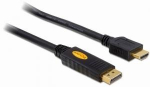 DELOCK Cable DisplayPort male > HDMI vyri&scaron;kas 5m