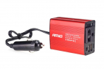 Amio Inverteris 12V-230V, 150/300W, 2 USB lizdai