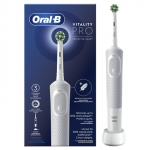 Braun Oral-B Elektrinis dantų &scaron;epetėlis D103 Vitality Pro Įkraunamas Suaugusiems &Scaron;epetėlių skaičius galvutės įeina 1 Baltas Number of teeth brushing modes 3