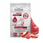 Platinum Adult sausas Maistas &scaron;unims su jautiena ir bulvėmis, 5kg