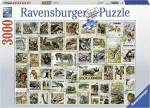 Ravensburger Dėlionė 3000 vnt. - Gyvūnų pa&scaron;to ženklai