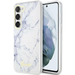Guess telefono dėklas, skirtas Samsung Galaxy S23 Plus GUHCS23MPCUMAH baltos spalvos HC PU/TPU Marble