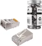 &bdquo;Spacetronik&ldquo; RJ45 praėjimo ki&scaron;tukas cat6 FTP PT-RJ456FT-11 100 vnt.
