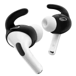 KeyBudz Earbuddyz for AirPods Pro Gen 2 - Improved Fit and Sound Quality, Durable Silicone Hooks - Juodas