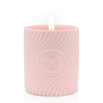 Rožinė HighOnLove - Rožinė Massage Candle Strawberries & Champagne