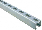 Walraven tvirtinimo laikiklis 6 m Strut - galvanizuotas RapidStrut 41x21x2 mm. Pjūklo dantų formos