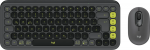 Klaviatūra Logitech POP ICON COMBO Pelė AND KB - GRAPHITE - DEU - CENTRAL-419
