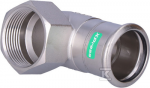 Aalberts integrated piping systemsBV VSH kampinis galas 35 mm x 1,1/4 colio - M-dėklo XPress nerūdijančio plieno presas