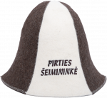 Namu Tekstile Pirties kepurė - PIRTIES &Scaron;EIMININKĖ, dryžuota