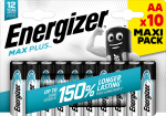 BATTERIES ENERGIZER MAXPLUS AA 10PCE