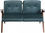 Customform Sofa-lova, ATLANTICA L, 185x251 cm, tamsiai mėlyna